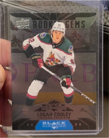 2023-24 Upper Deck Black Diamond #BD-46 Logan Cooley — front