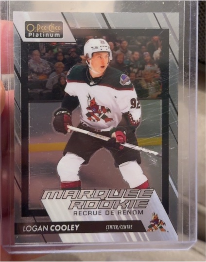 2023-24 O-Pee-Chee Platinum #202 Logan Cooley — front