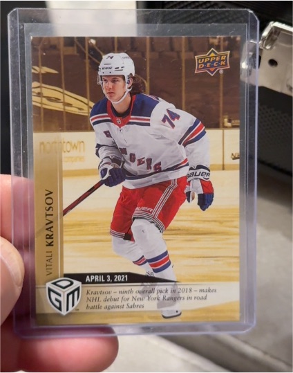 2022-23 Upper Deck Extended Series #595 Vitali Kravtsov — front