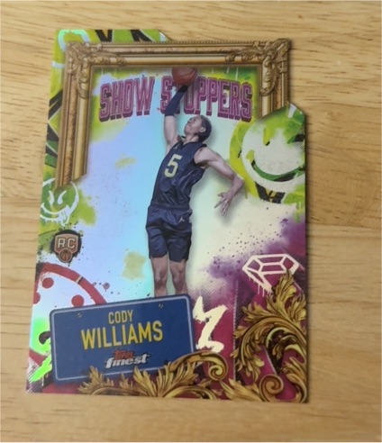 2024-25 Topps Finest #S-30 Cody Williams Showstoppers — front