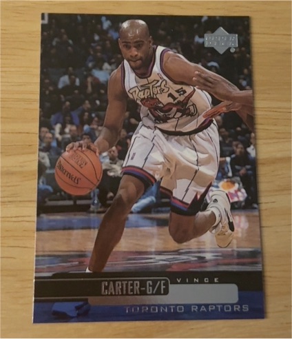 1999-00 Upper Deck #115 Vince Carter Toronto Raptors — front
