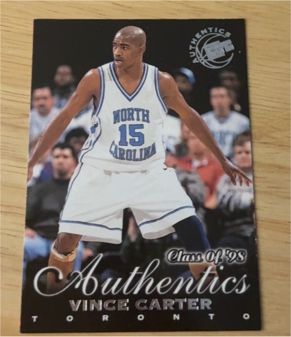 1999 Press Pass Authentics Class of '98 #45 Vince Carter — front