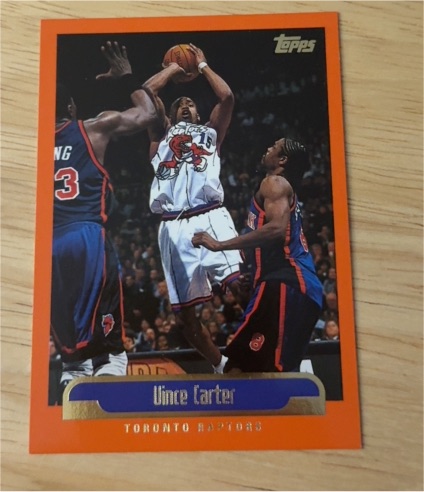 1999-00 Topps #98 Vince Carter — front