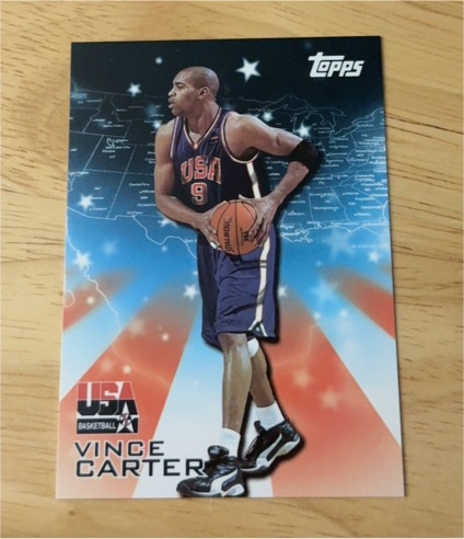 2000 Topps Team USA #7 Vince Carter — front