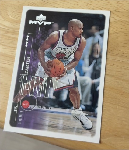 1999-00 Upper Deck MVP #155 Vince Carter — front