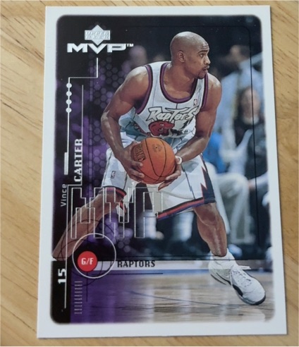 1999-00 Upper Deck MVP #155 Vince Carter — front