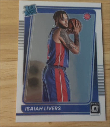 2021-22 Panini Donruss Optic #177 Isaiah Livers — front