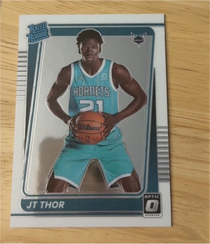 2021-22 Panini Donruss Optic #172 JT Thor — front
