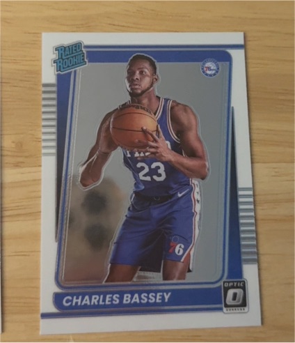 2021-22 Panini Donruss Optic #163 Charles Bassey — front