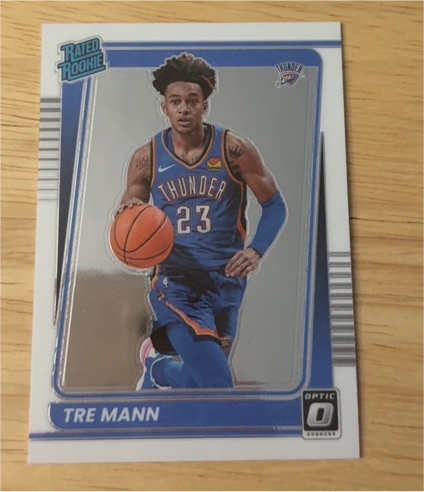2021-22 Panini Donruss Optic #168 Tre Mann — front