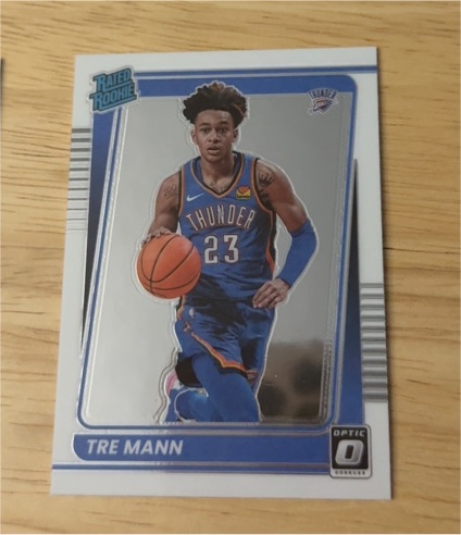 2021-22 Panini Donruss Optic #168 Tre Mann — front