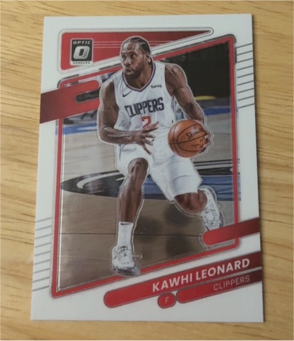 2021-22 Panini Donruss Optic #145 Kawhi Leonard — front