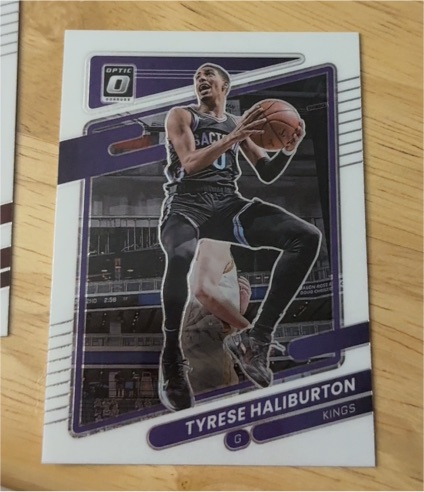2021-22 Panini Donruss Optic #38 Tyrese Haliburton — front