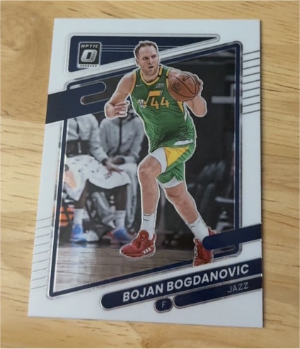 2021-22 Donruss Optic #39 Bojan Bogdanovic — front