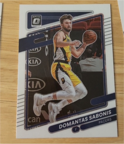2021-22 Panini Donruss Optic #94 Domantas Sabonis — front