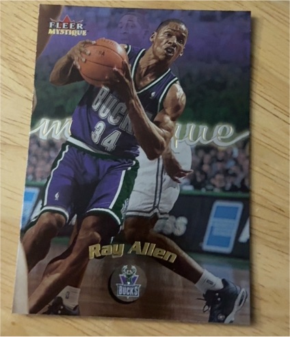 2000-01 Fleer Mystique #98 Ray Allen — front