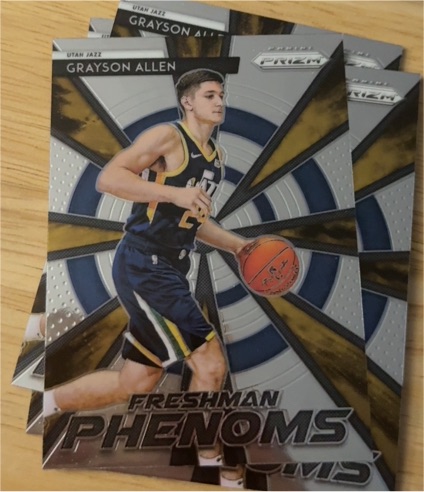 2018-19 Panini Prizm Freshman Phenoms #5 Grayson Allen — front