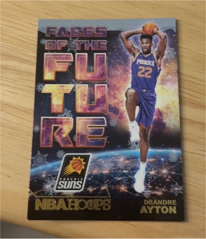 2018-19 Panini NBA Hoops #1 Deandre Ayton Faces of the Future — front