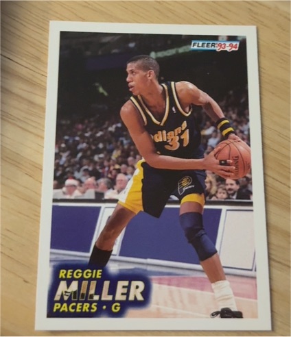 1993-94 Fleer #85 Reggie Miller — front