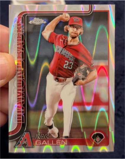 2025 Topps Chrome #4 Zac Gallen — front