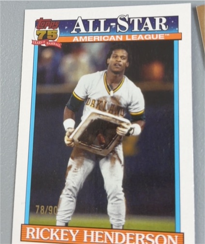 1991 Topps All-Star #91AS-10 Rickey Henderson — front