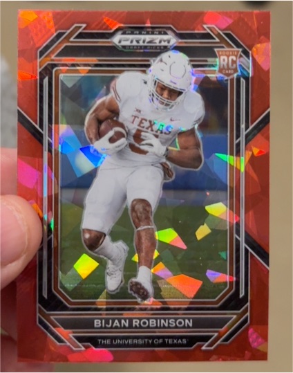 2023 Panini Prizm Draft Picks #115 Bijan Robinson — front