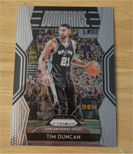 2018-19 Panini Prizm #27 Tim Duncan Dominance — front