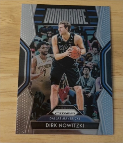 2018-19 Panini Prizm Dominance #21 Dirk Nowitzki — front