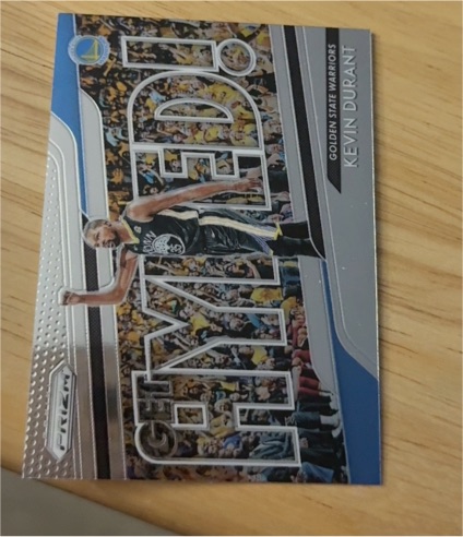 2018-19 Panini Prizm Get Hyped! #6 Kevin Durant — front