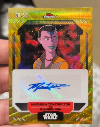 2023 Topps Finest Star Wars #FA-NC Nazneen Contractor Synara San — front