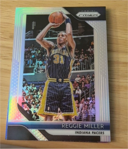2018-19 Panini Prizm #55 Reggie Miller — front