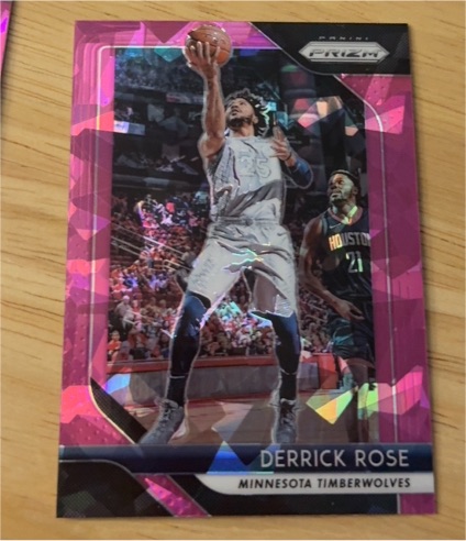 2018-19 Panini Prizm #77 Derrick Rose — front