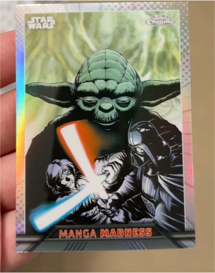 2023 Topps Chrome Star Wars Manga Madness #MM-10 Yoda — front