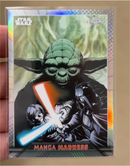 2023 Topps Chrome Star Wars Manga Madness #MM-10 Yoda — front