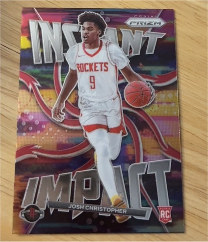 2021-22 Panini Prizm #11 Josh Christopher Instant Impact — front