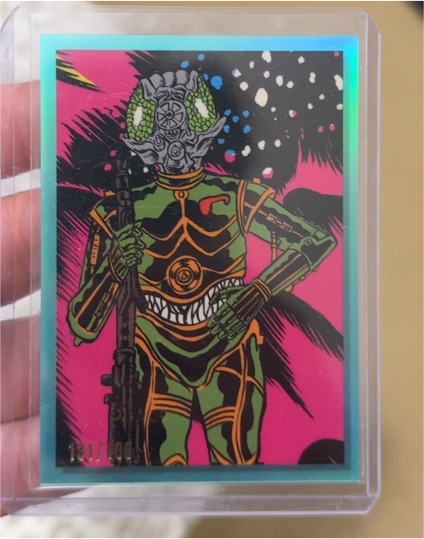 2023 Topps Chrome Star Wars Galaxy #DVBH-5 4-LOM — front