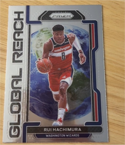 2021-22 Panini Prizm #6 Rui Hachimura Global Reach — front