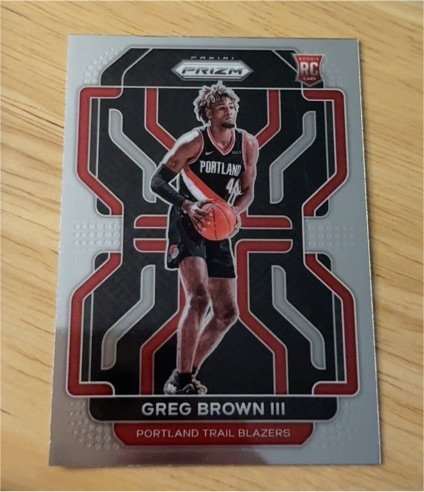 2021-22 Panini Prizm #291 Greg Brown III — front