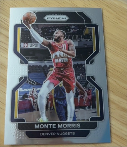 2021-22 Panini Prizm #16 Monte Morris Denver Nuggets — front