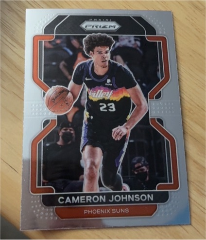 2021-22 Panini Prizm #186 Cameron Johnson — front