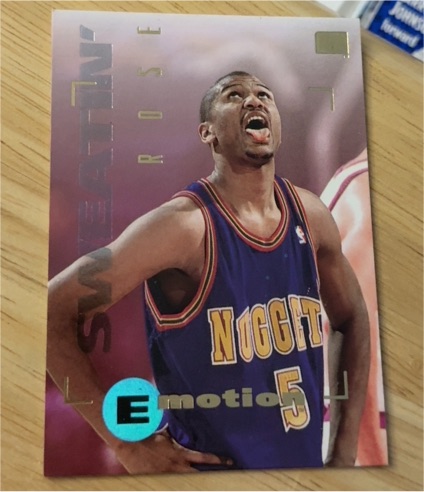 1994-95 SkyBox Emotion #25 Jalen Rose — front