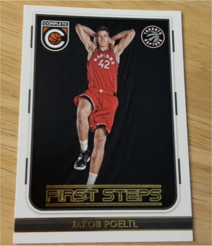2016-17 Panini Complete #7 Jakob Poeltl First Steps — front