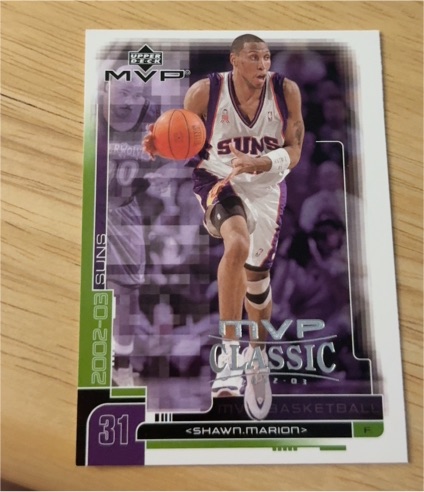 2002-03 Upper Deck MVP #137 Shawn Marion — front