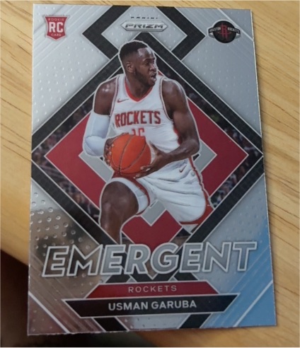 2021-22 Panini Prizm #29 Usman Garuba Emergent Rookie — front
