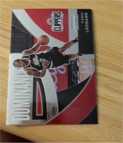 2021-22 Panini Prizm #22 Kawhi Leonard Dominance — front