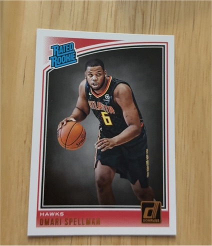 2018-19 Donruss #196 Omari Spellman — front