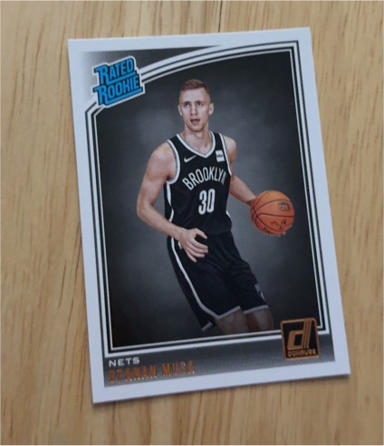 2018-19 Panini Donruss #187 Dzanan Musa — front