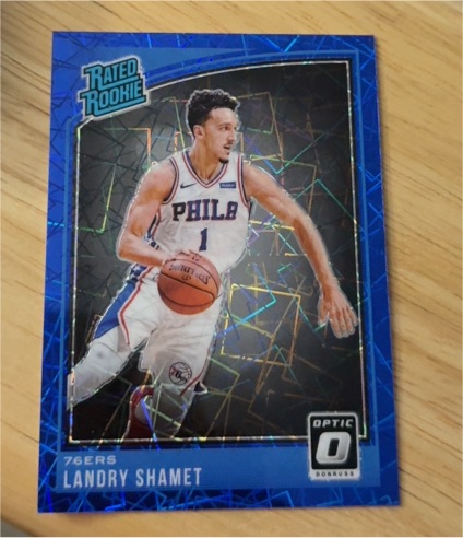 2018-19 Donruss Optic #158 Landry Shamet — front