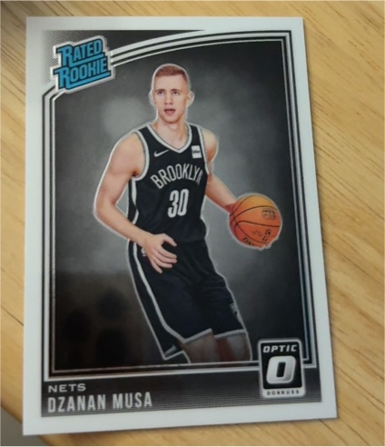2018-19 Donruss Optic #187 Dzanan Musa — front
