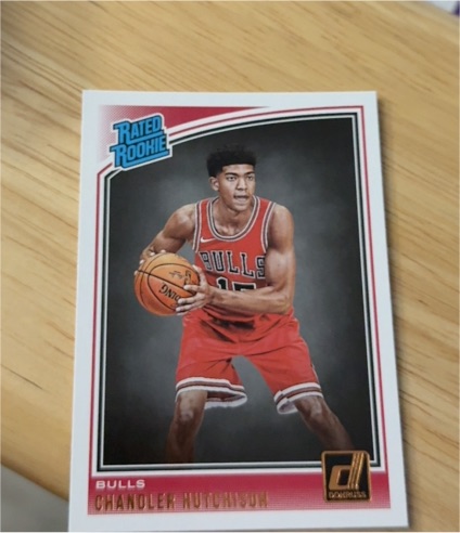 2018-19 Donruss #166 Chandler Hutchison — front
